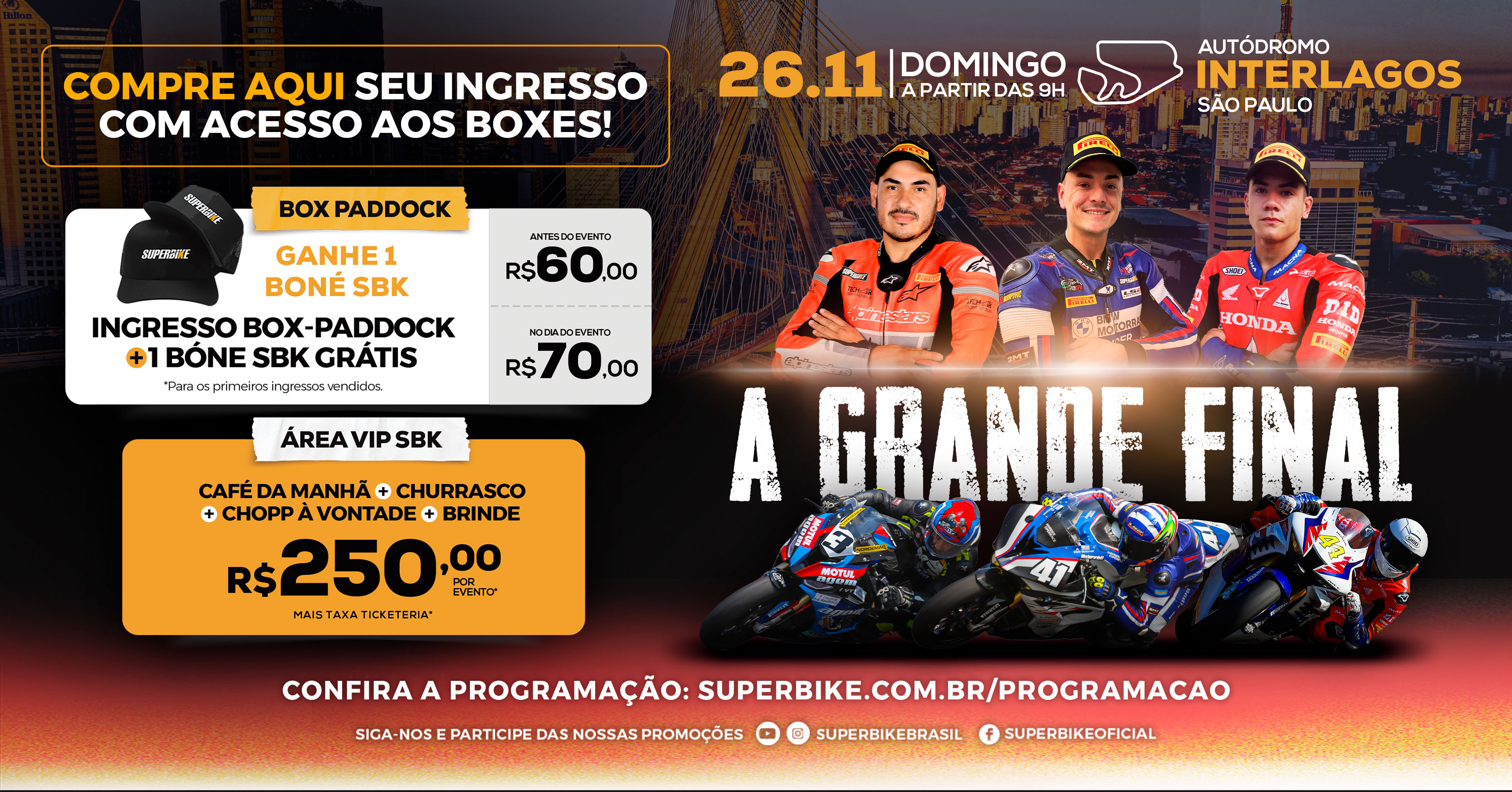 SBK Brasil: Ingressos para primeira etapa já disponíveis - moto.com.br