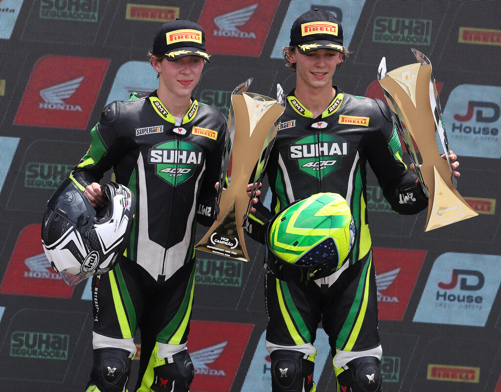 Enzo e Valentino Dematte: irmãos, companheiros e concorrentes nas disputas da SuperSport 400
